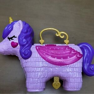 Purple Unicorn Polly Pocket Playset